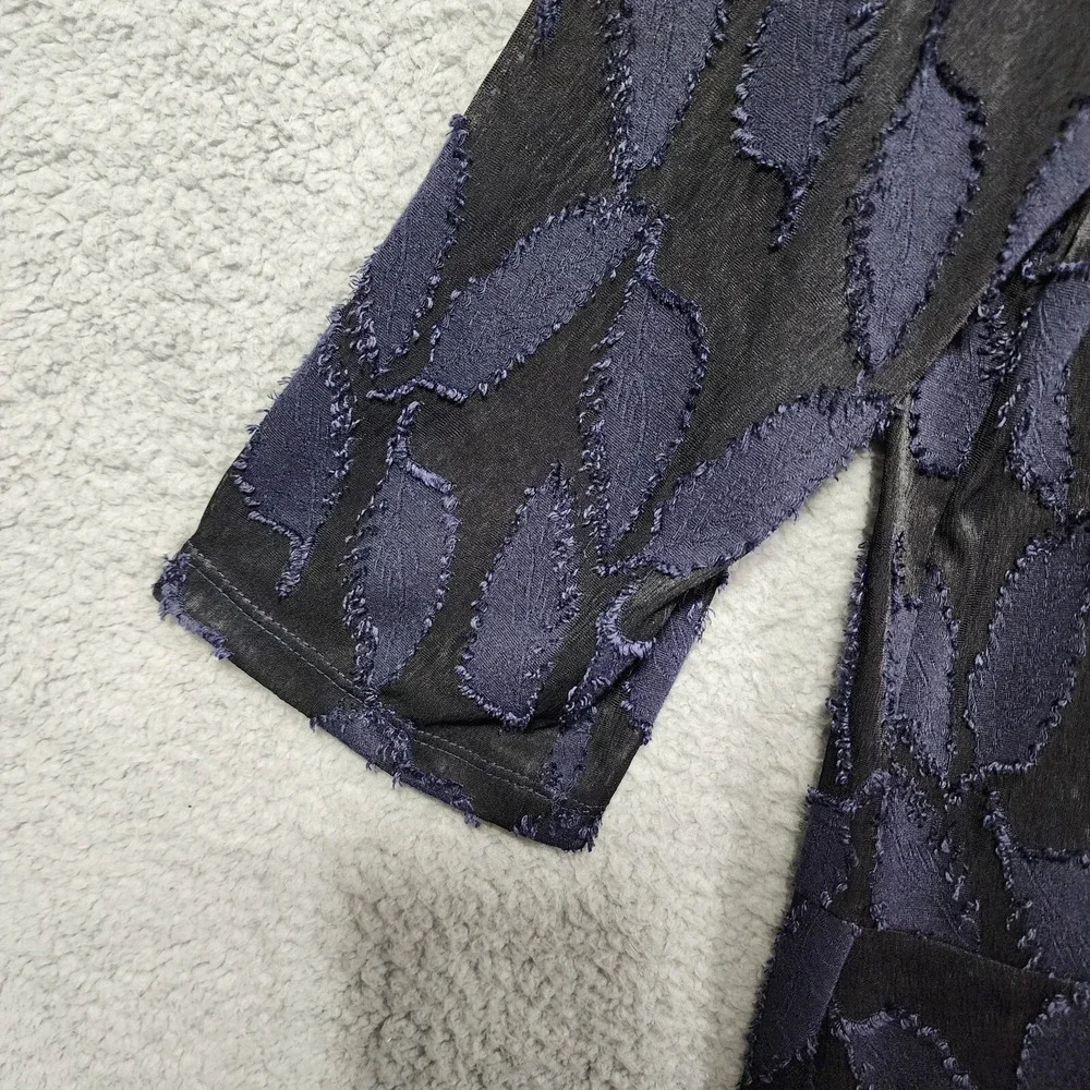 Picadilly Canada Womens Jacket Size XL‎ Blue Shawl Wrap NWT